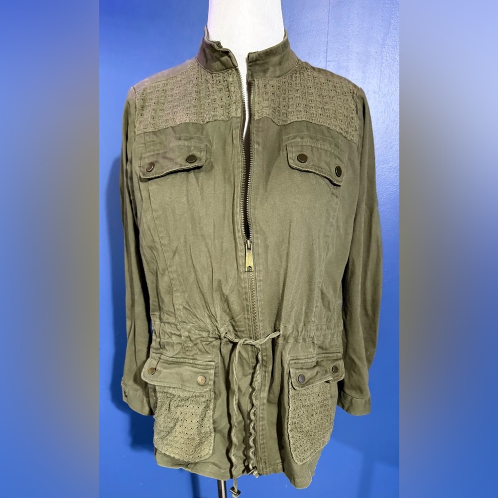 Linea by Louis Dell'Olio Khaki Utility Jacket
